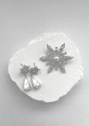 Fleur de Givre Pearl Drop Earrings