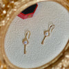 Timeless Pearl Keys Earrings