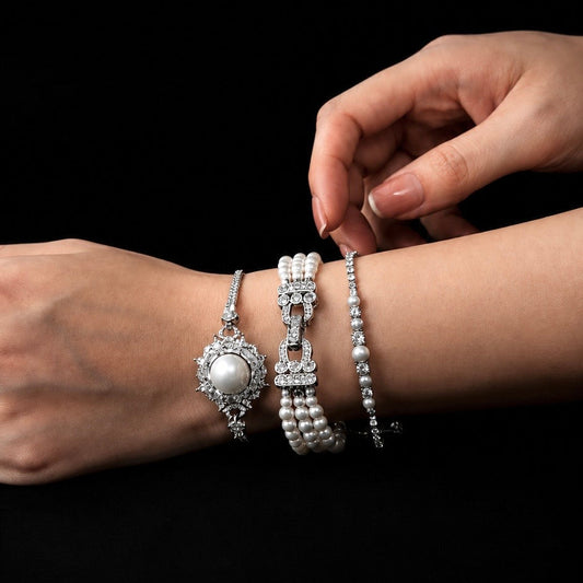 Celeste Pearl Tennis Bracelet