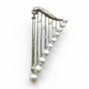 Harp of Lumière Pearl Brooch