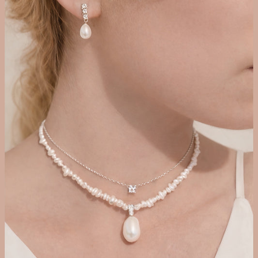 Petales de Lune Necklace by NINEMOO – detail view