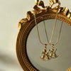 Golden Balloon Dog Necklace