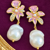 Iris Bloom Earrings