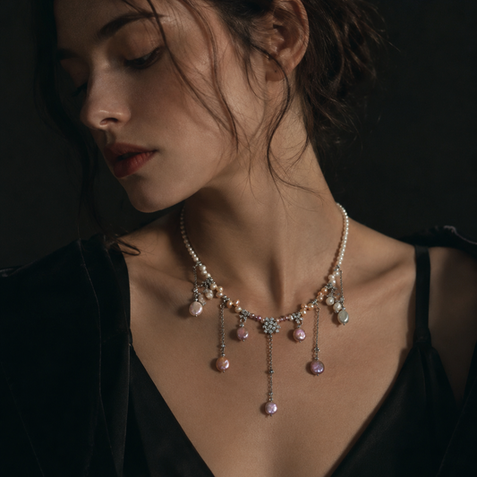 Perles en Fête Pearl Necklace – Confetti