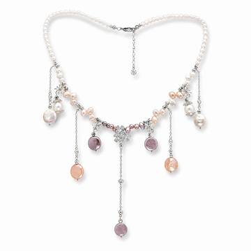 Perles en Fête Pearl Necklace – Confetti