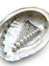 Harp of Lumière Pearl Brooch