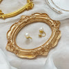 Lunar Pearl Clips Earrings