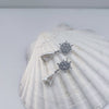Fleur de Givre Pearl Drop Earrings