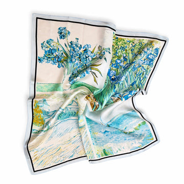 Azur Marée Silk Scarf