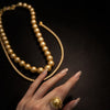 Soleil Golden Pearl Ring
