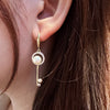 Timeless Pearl Keys Earrings