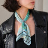 Azur Marée Silk Scarf