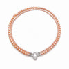 Champagne Camellia Duet Necklace