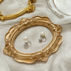 Lunar Pearl Clips Earrings