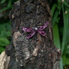 Rosy Glimmer Dragonfly Pearl Brooch