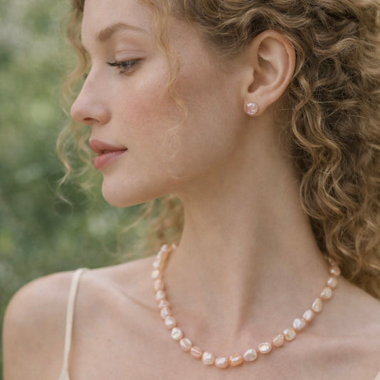 Blush Keshi Pearl Necklace