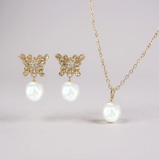 Rainbow Glow Pearl Necklace