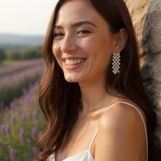 Pearl Weave Earrings