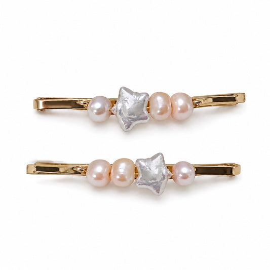 Shooting Star Pearl Hair Clip