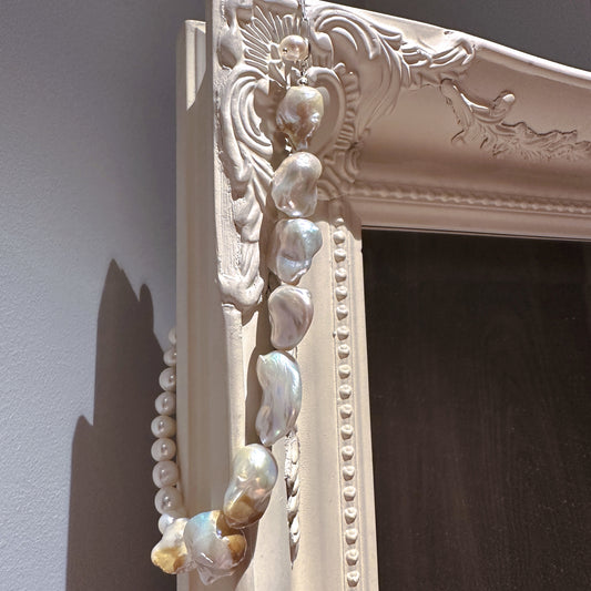 Multi-Way Large Baroque Pearl Necklace