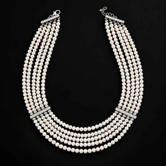 The Interlace Pearl Necklace