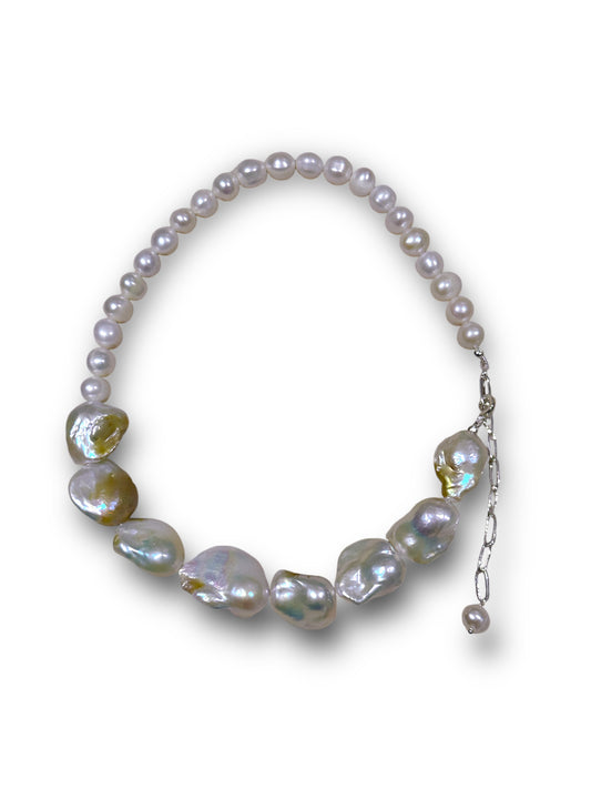 Multi-Way Large Baroque Pearl Necklace