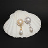 Fleur de Givre Pearl Drop Brooch