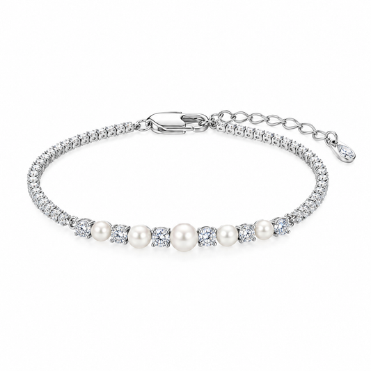 Celeste Pearl Tennis Bracelet