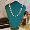 White Rectangular Pearl Versatile Sweater Necklace