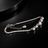 Celeste Pearl Tennis Bracelet by NINEMOO – alternate view