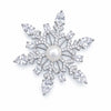 Fleur de Givre Pearl Brooch Pendant