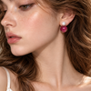 Baie Rose Tourmaline Pearl Earrings