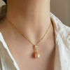 Golden Glow Baroque Pearl Necklace