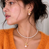 Belle Bow Pearl Necklace