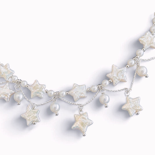 Stardust Waltz Necklace – White