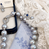 Nacre Gris Fleur Freshwater Pearl Ring