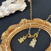 Duo Golden Bear Necklaces