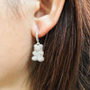 Opulent Zirconia Bear Earrings