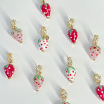 Strawberry Hoops Earring