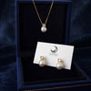 Lueur Solitaire Pearl Necklace