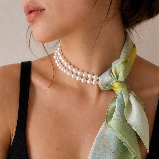 Jardin de Brume Silk Scarf