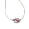 Lune Mauve Pearl Necklace