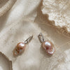Lune Mauve Pearl Earrings