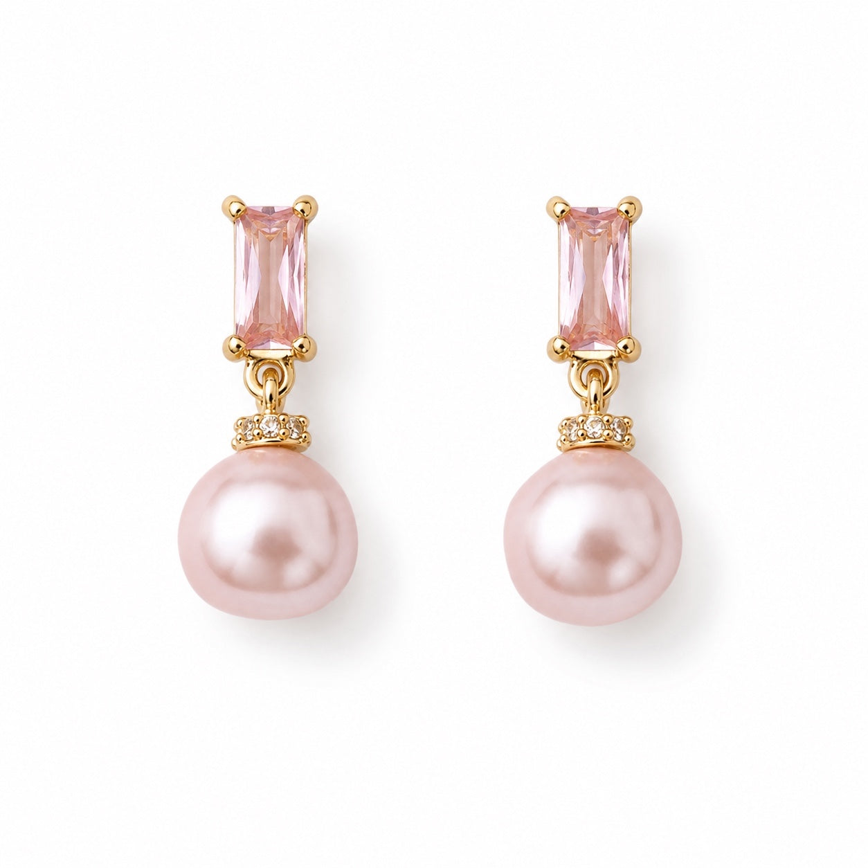Ballet Rosé Pas de Deux Earrings