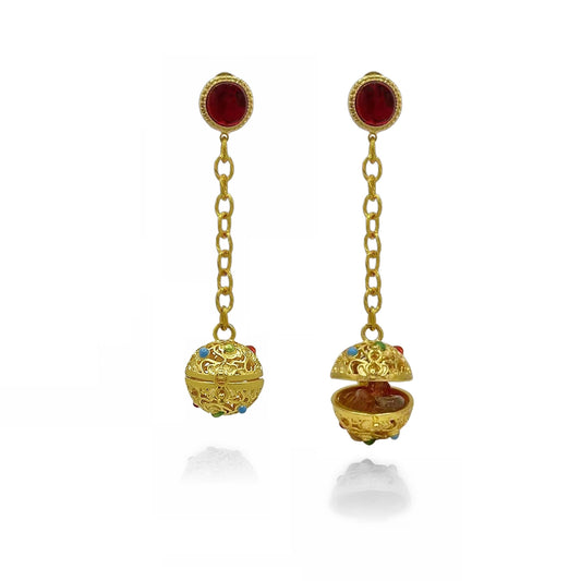 Windsor Scent Sphere Pendant Earrings