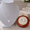 Moonpath Silver Pearl Necklace
