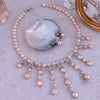 Camellia Cascade Freshwater Pearl Necklace