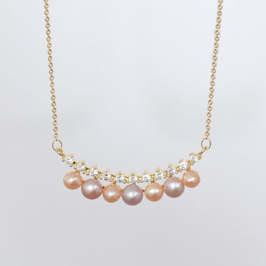 Eternal Smile Pearl Necklace