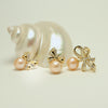 Belle Bow Pearl Earrings