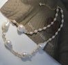 Golden Baroque Pearl Glow Necklace